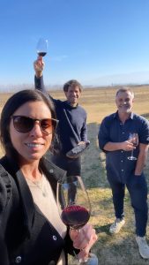 Ruta Gourmet Mendoza de la mano de Christian Petersen visitaron Bodega Caelum