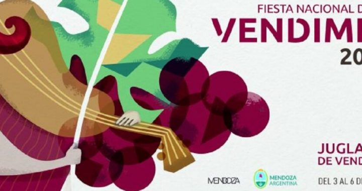 Vendimia 2023: música, vino y naturaleza, símbolos del afiche que ganó el concurso