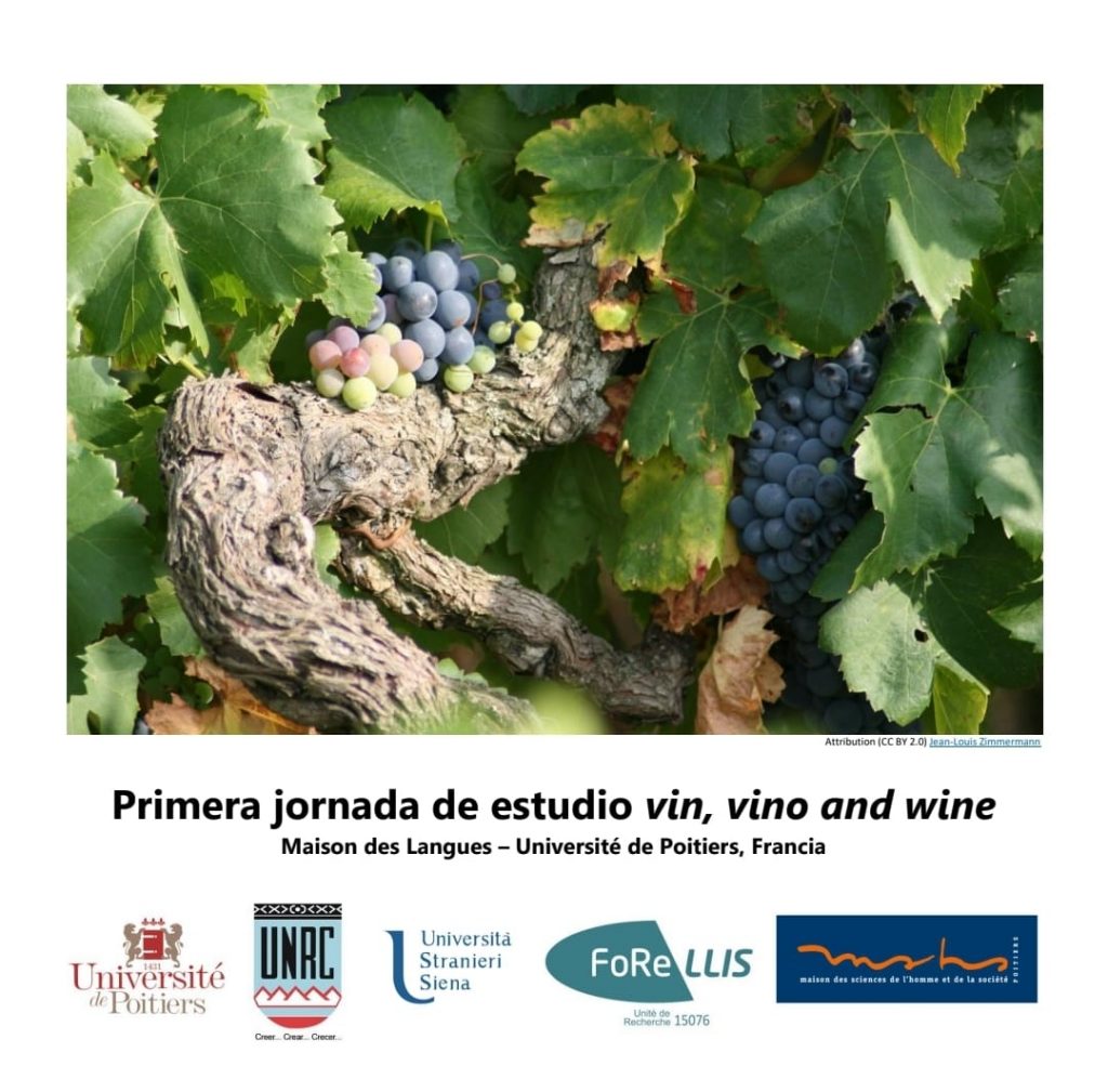 Primera jornada de estudio vin, vino and wineMaison des Langues – Université de Poitiers, Francia | El magazine de vinos, gastronomía y lifestyle para las mentes inquietas