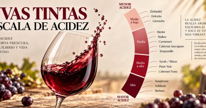 La acidez en los vinos tintos: el equilibrio invisible que define su personalidad