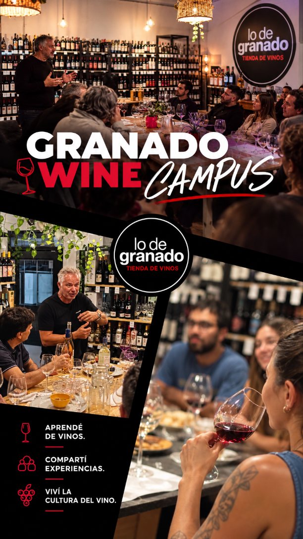 Granado Wine Campus: aprendé de vinos, compartí experiencias y viví la cultura del vino en Lo de Granado